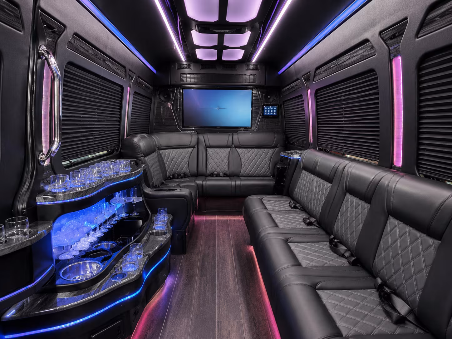 fargo sprinter limousine inside